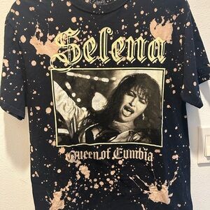 Selena Graphic Black Tee